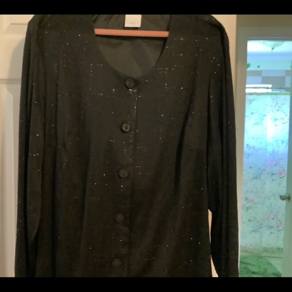 Beautiful plus size long sleeve jacket